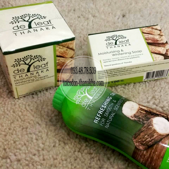xà phòng deleaf thanaka