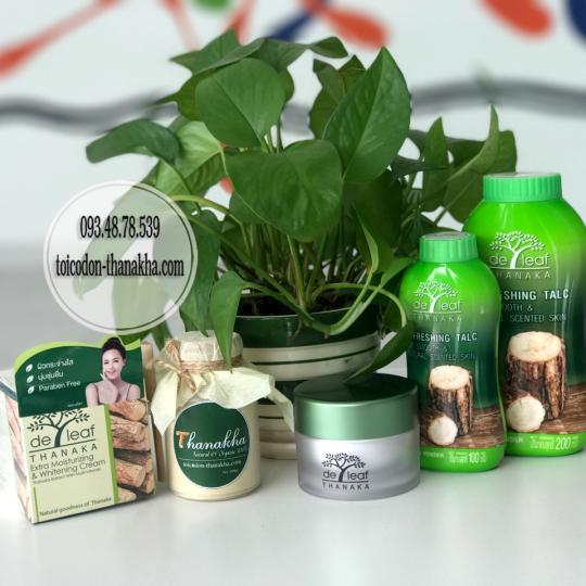 Trọn bộ mỹ phẩm Deleaf Thanaka