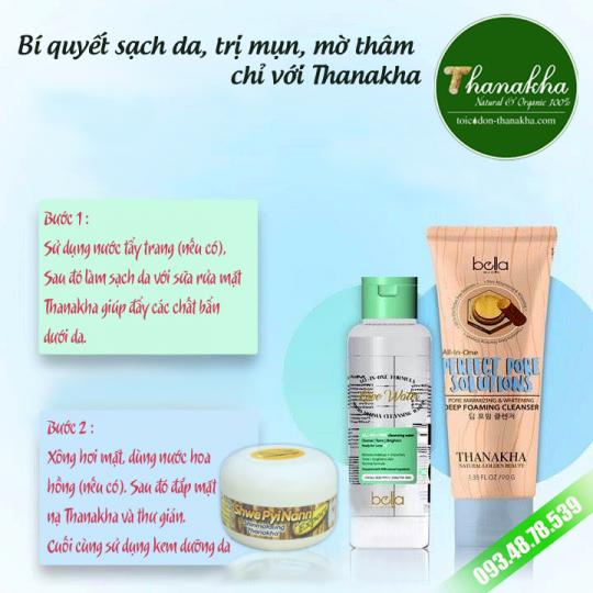 sữa rửa mặt thanakha