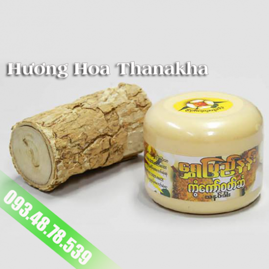 thanakha, thanaka, bột thanakha