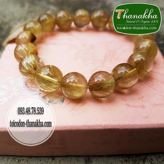 Vòng thạch anh tóc vàng Myanmar